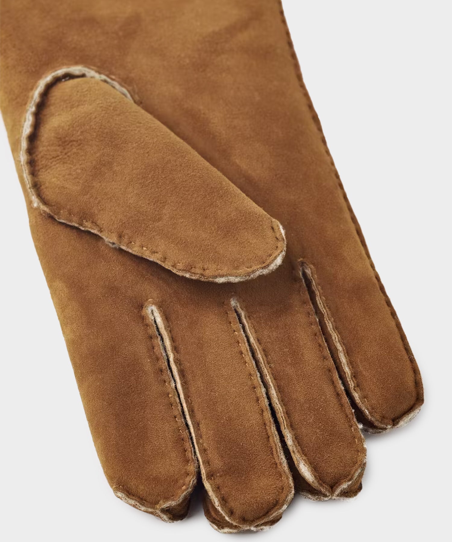 Todd Snyder Hestra Bernard Shearling Glove in Cork Cork
