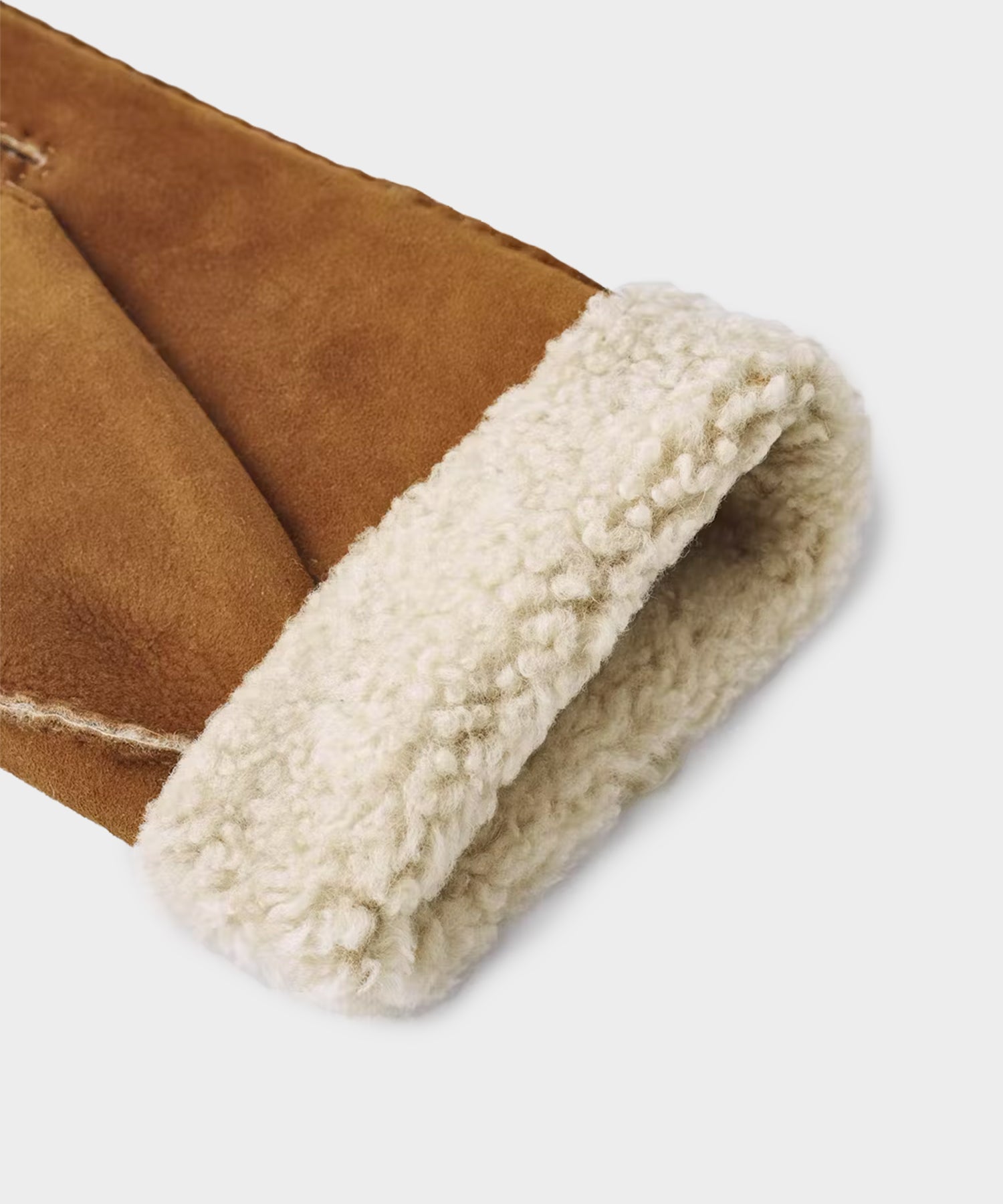 Todd Snyder Hestra Bernard Shearling Glove in Cork Cork