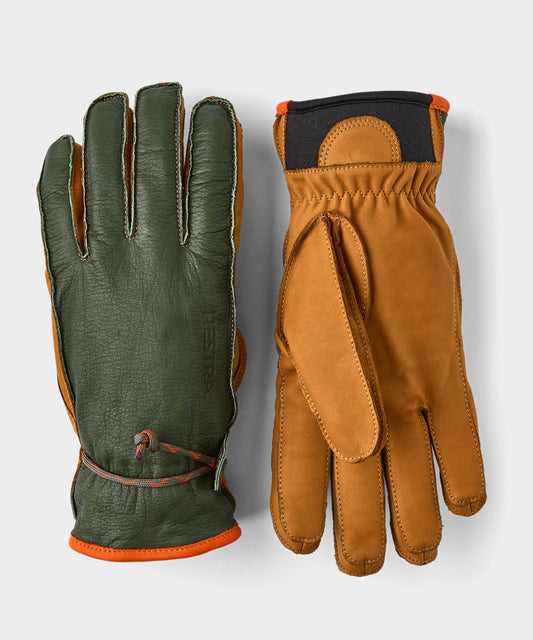 Todd Snyder Hestra Wakayama Glove in Forest + Cork Olive