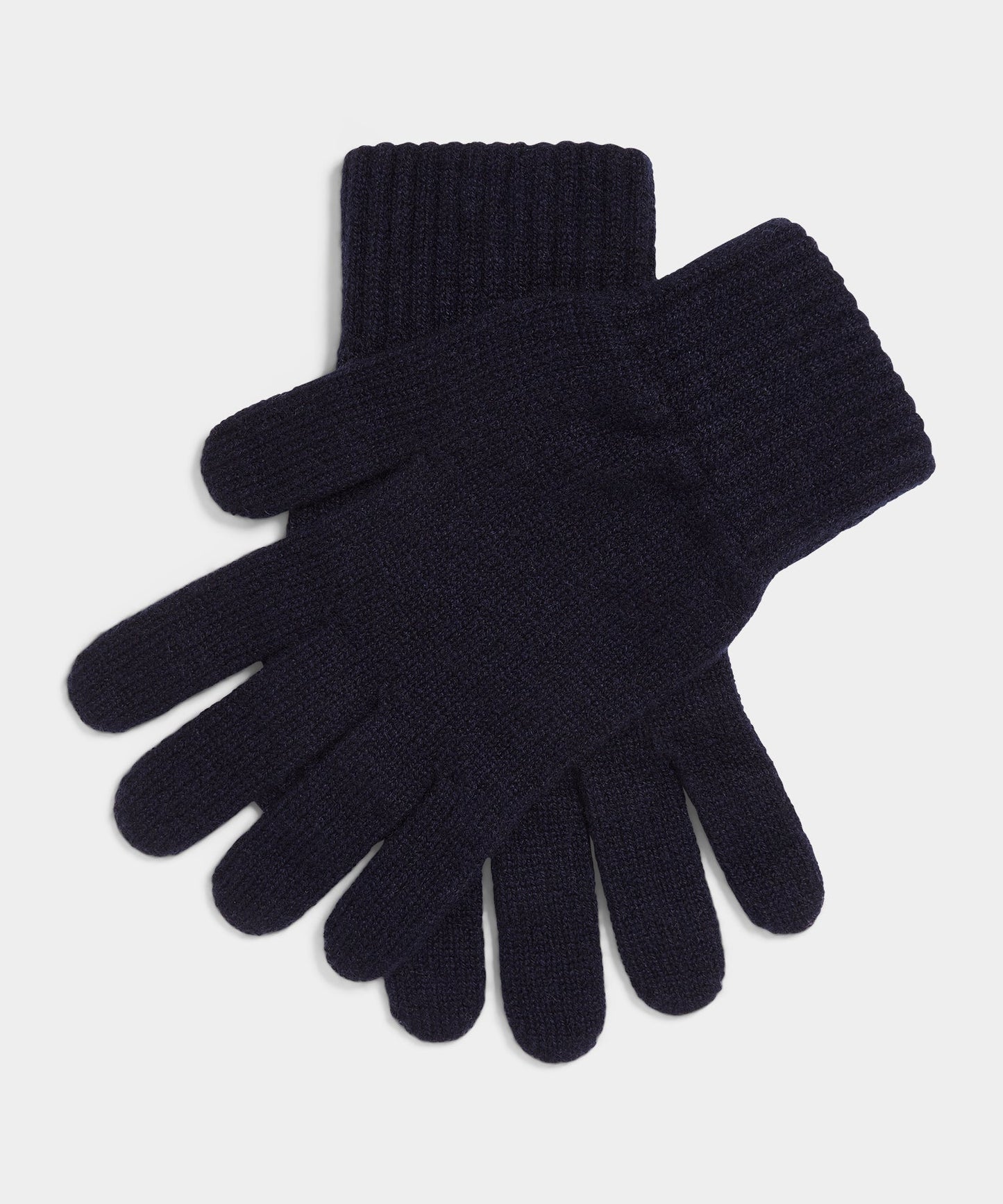 Todd Snyder Joshua Ellis Rib Knit Cashmere Glove Midnight Navy
