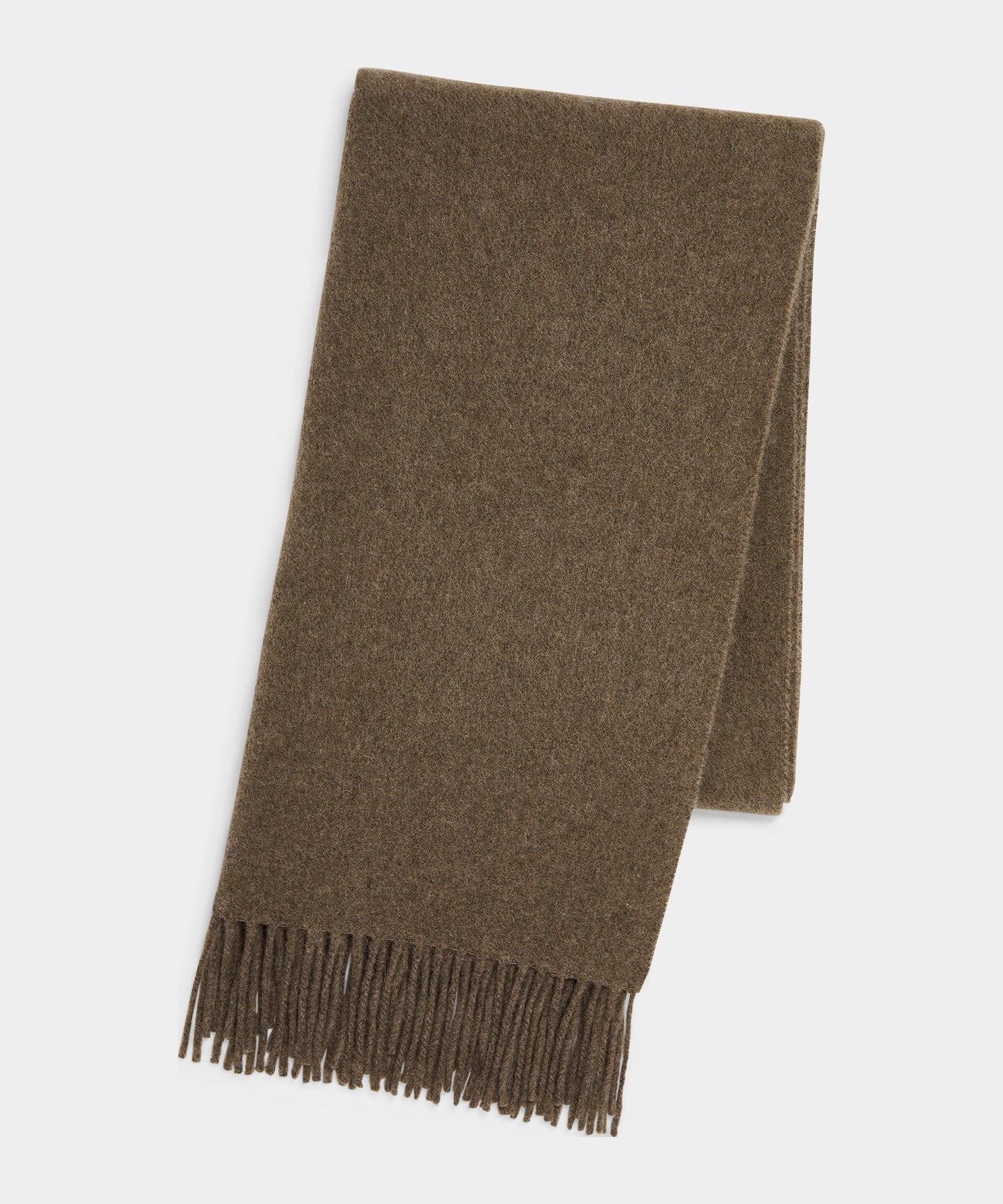 Todd Snyder Oversized Brushed Merino Scarf in Olive Olive