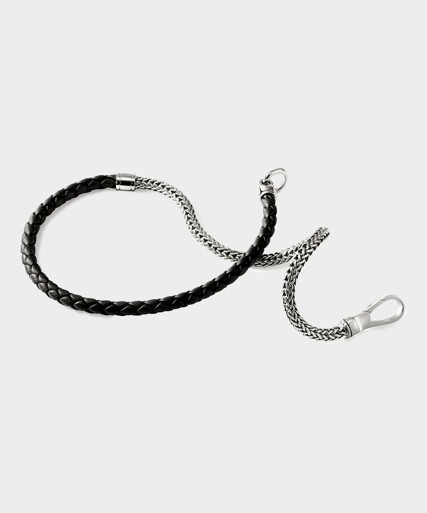 Todd Snyder John Hardy Sterling Silver Double Wrap Icon Bracelet Silver