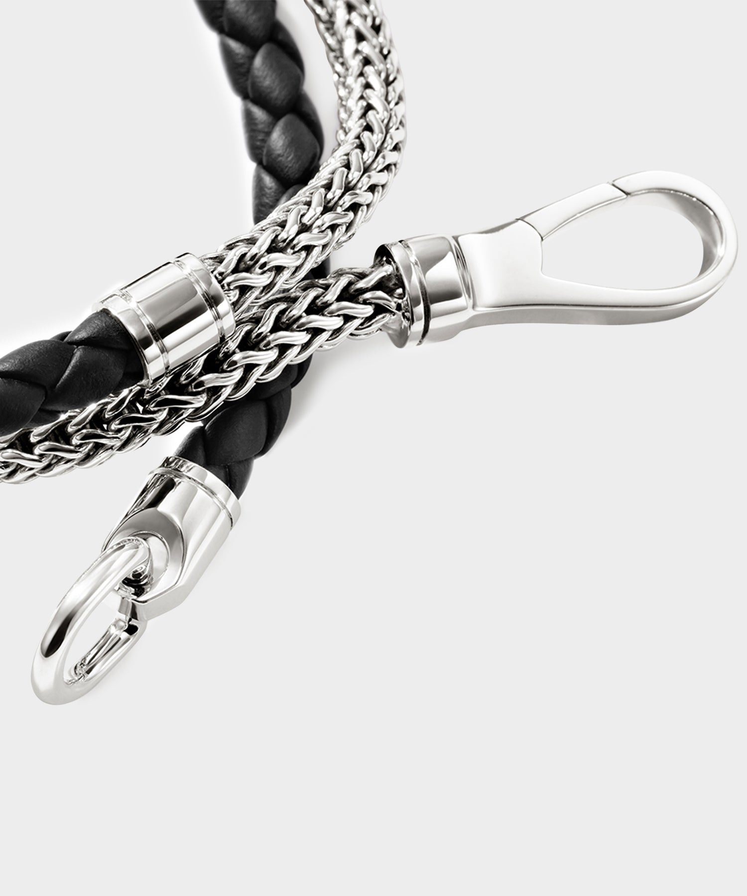 Todd Snyder John Hardy Sterling Silver Double Wrap Icon Bracelet Silver