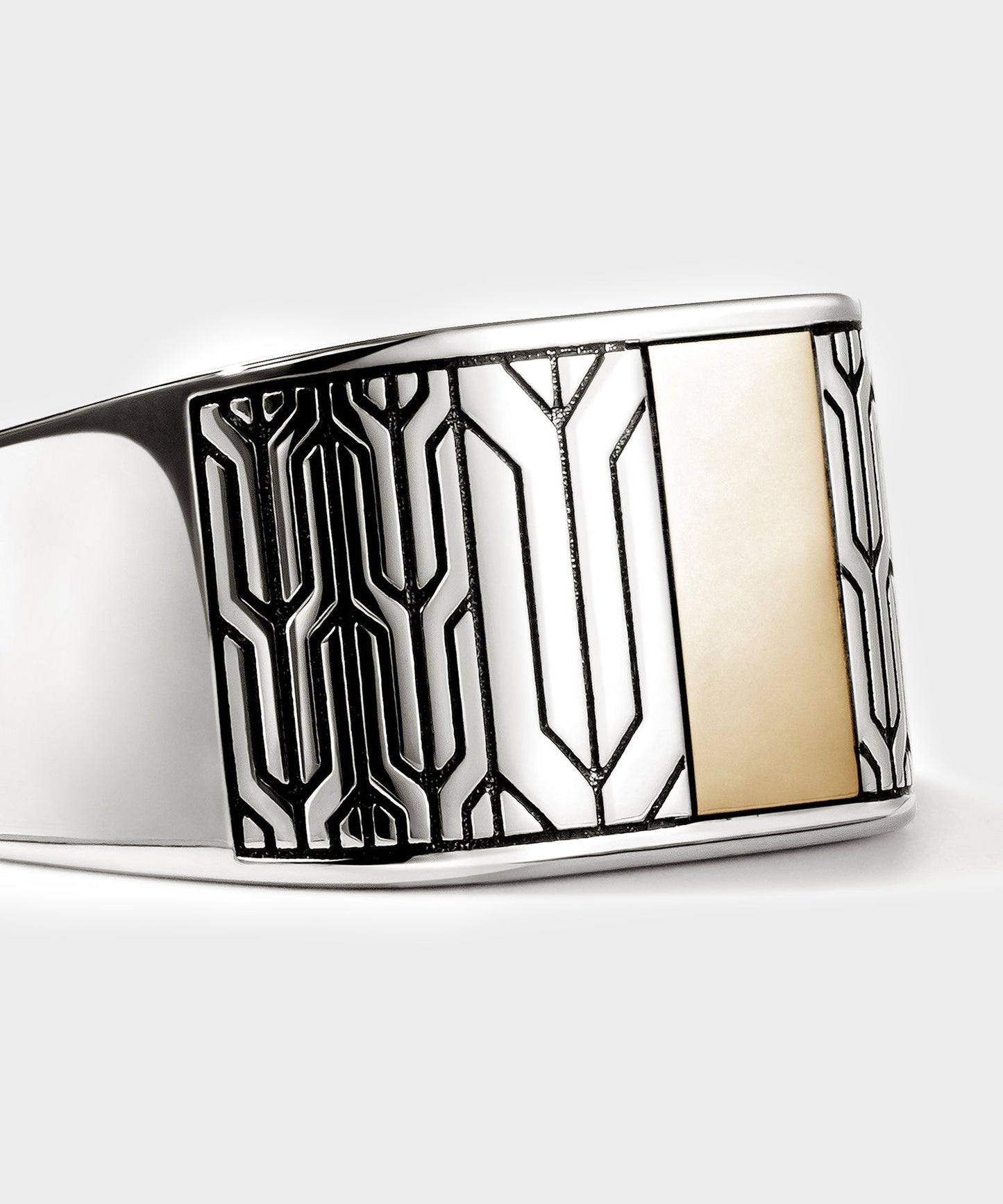 Todd Snyder John Hardy 14K Gold Icon 50 Signet Ring Gold