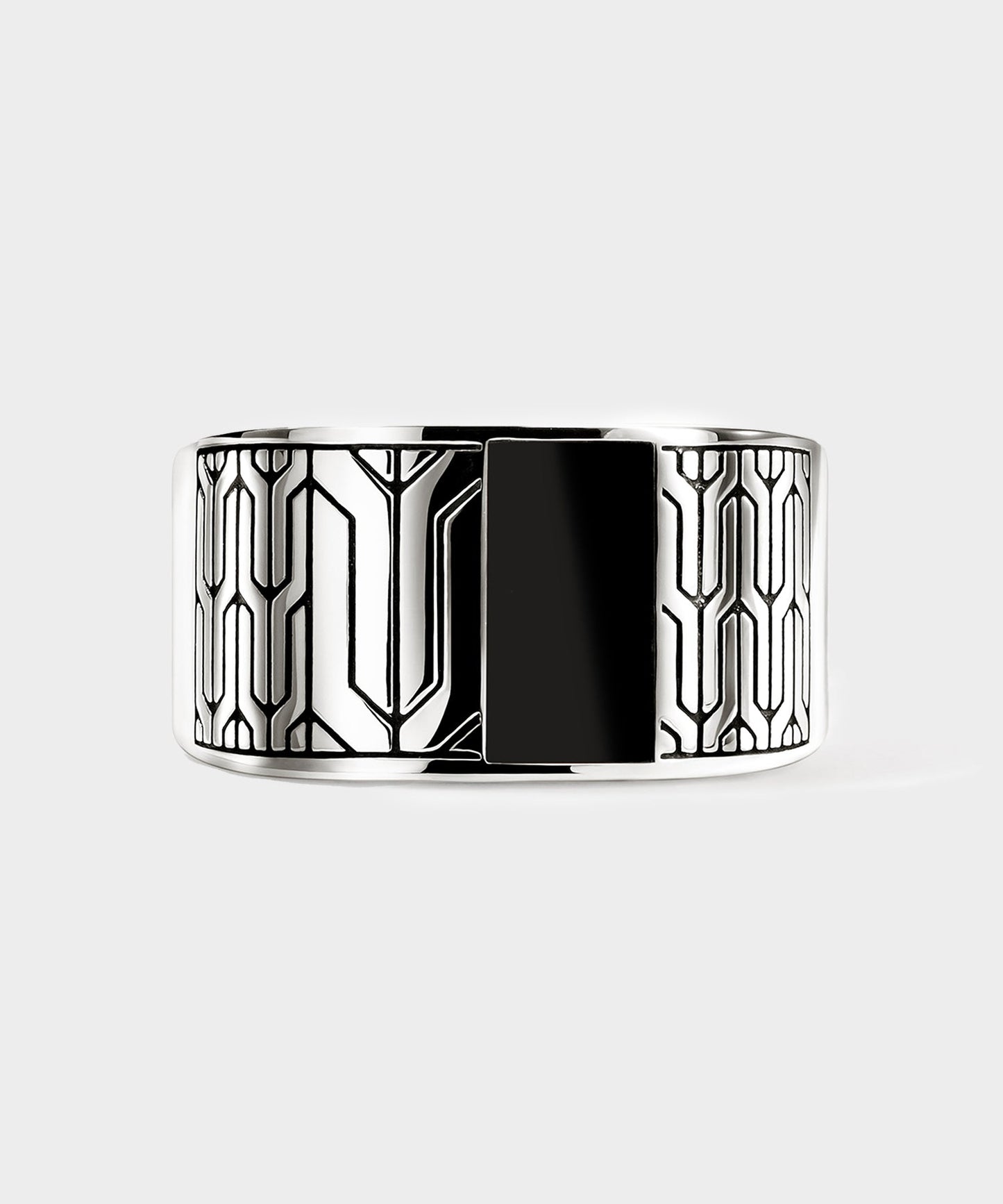 Todd Snyder John Hardy Sterling Silver Icon 50 Signet Ring Silver