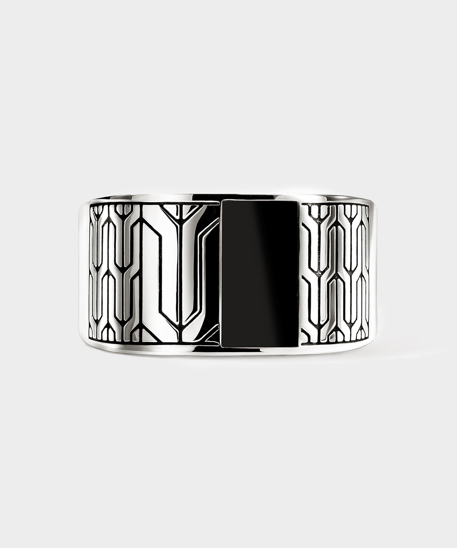Todd Snyder John Hardy Sterling Silver Icon 50 Signet Ring Silver
