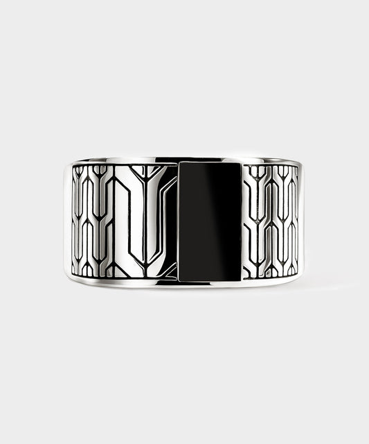 Todd Snyder John Hardy Sterling Silver Icon 50 Signet Ring Silver