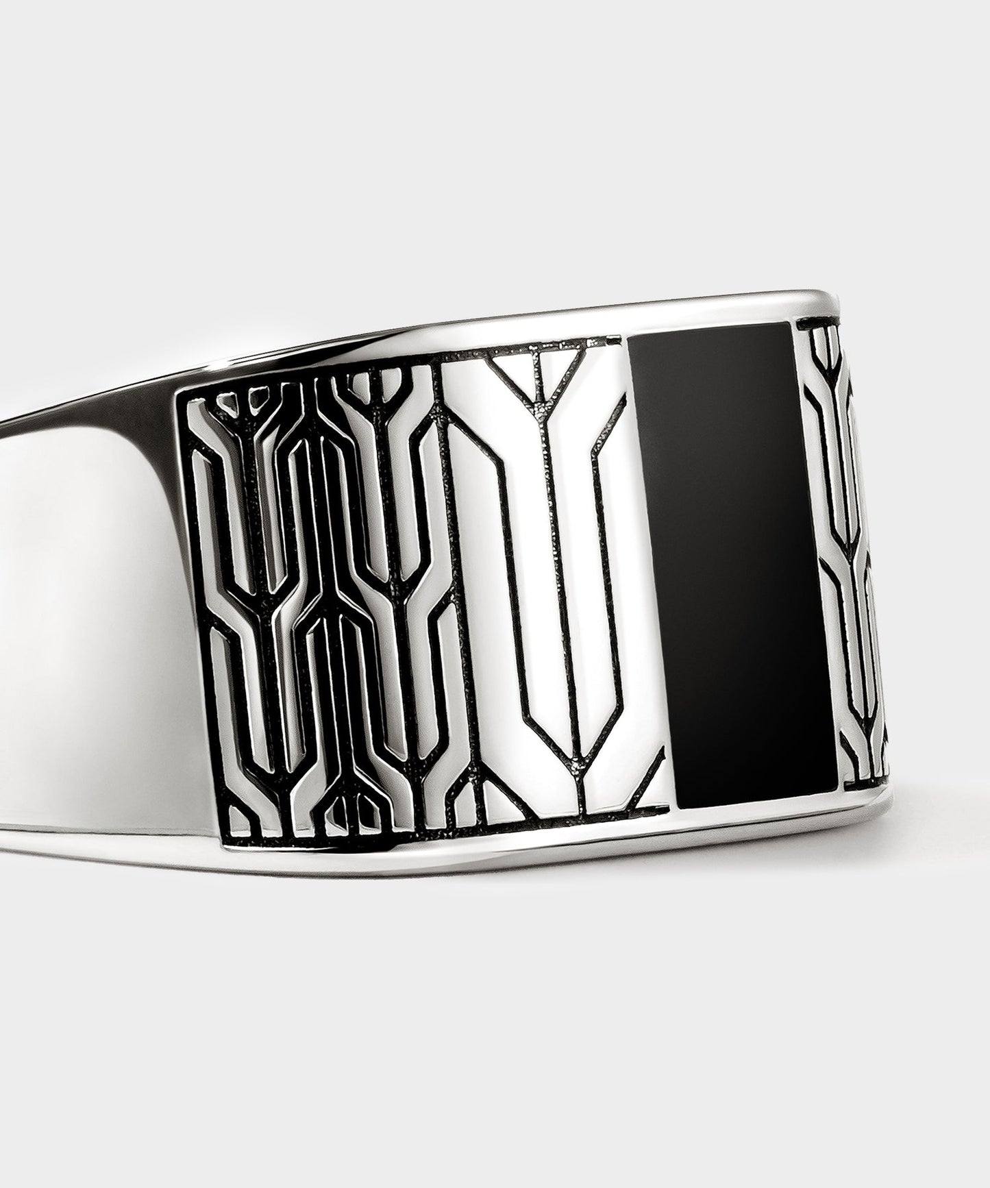 Todd Snyder John Hardy Sterling Silver Icon 50 Signet Ring Silver