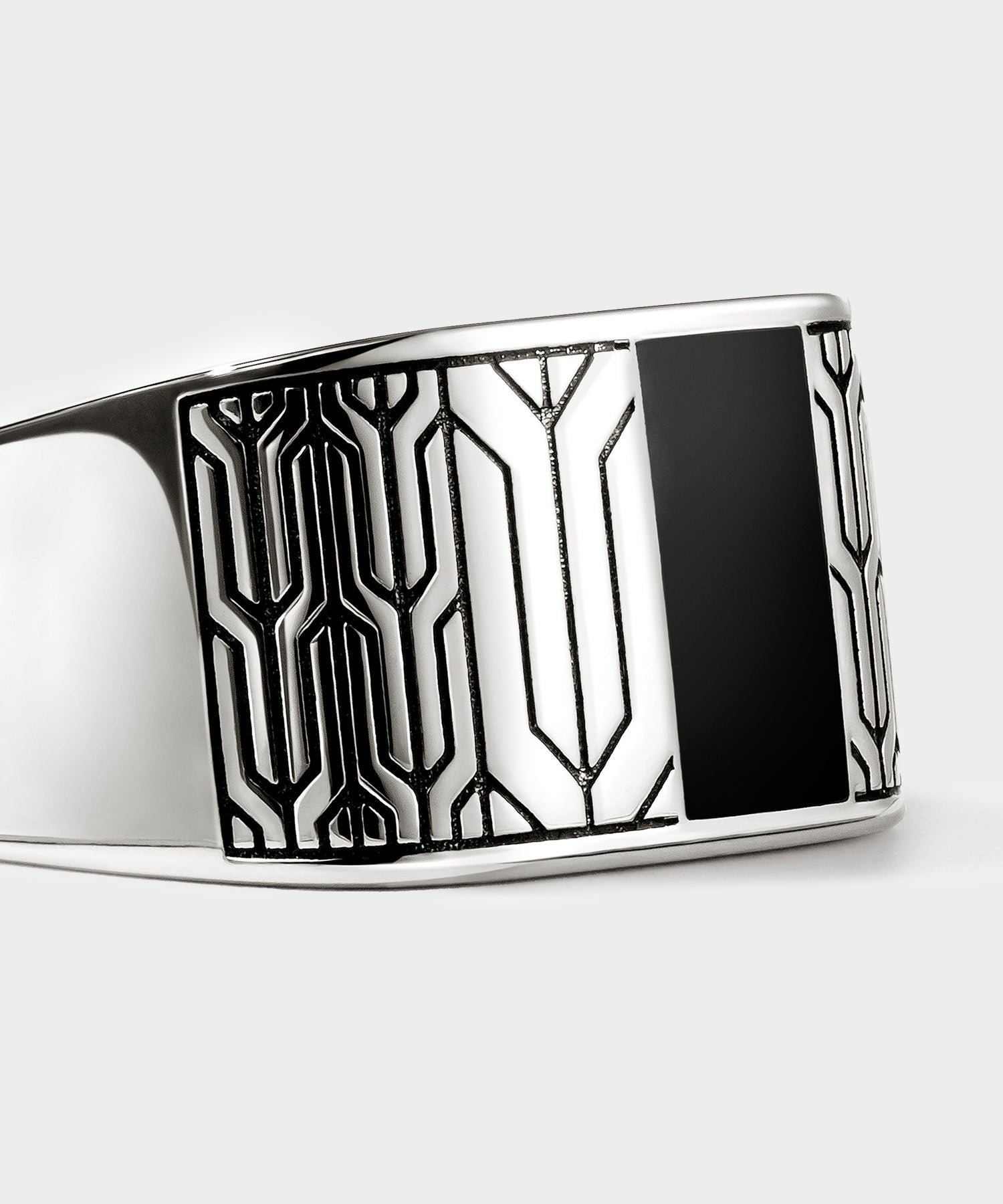 Todd Snyder John Hardy Sterling Silver Icon 50 Signet Ring Silver