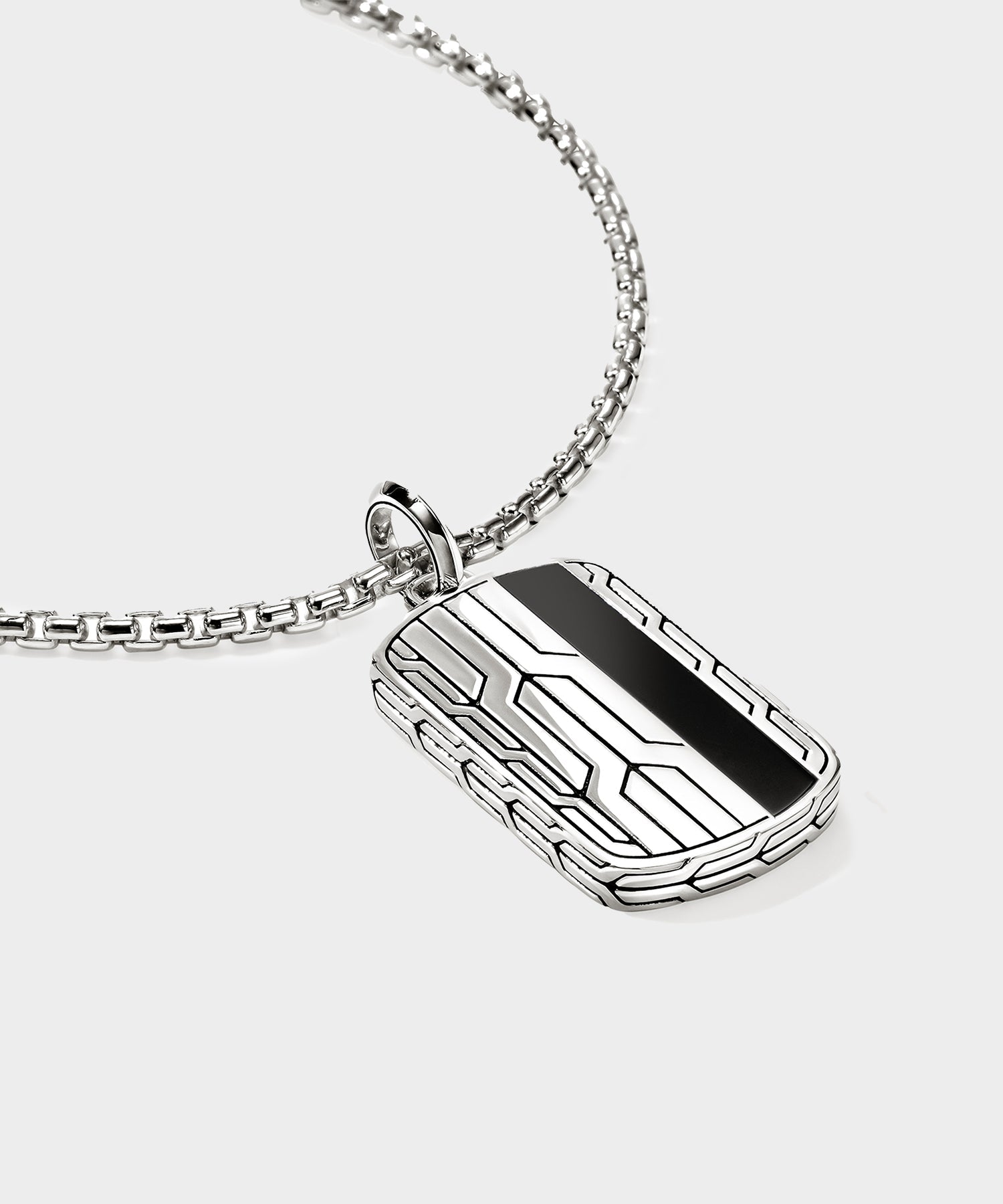 Todd Snyder John Hardy Sterling Silver Icon 50 Pendant Necklace Silver