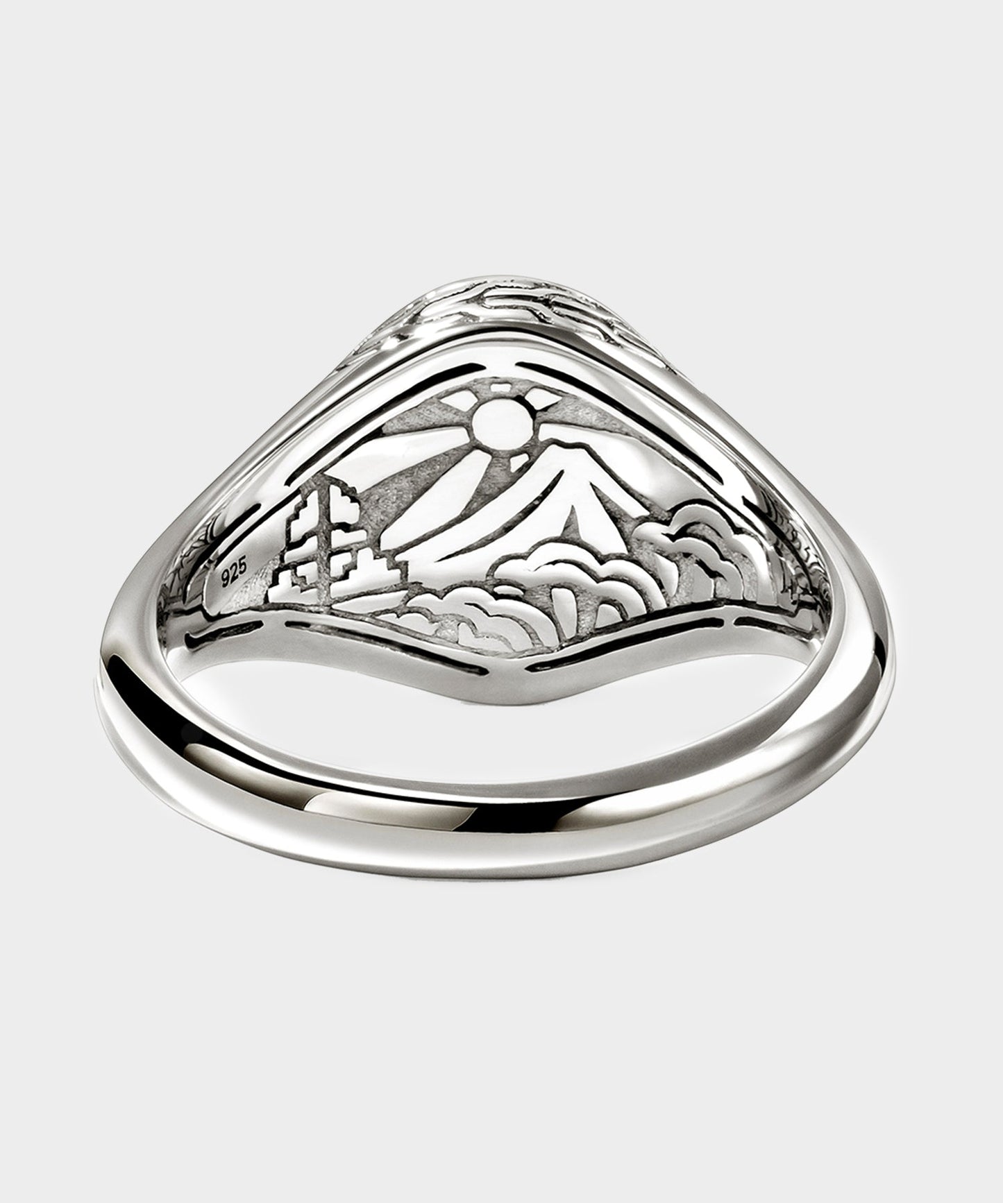 Todd Snyder John Hardy Sterling Silver Icon 50 Ring Silver