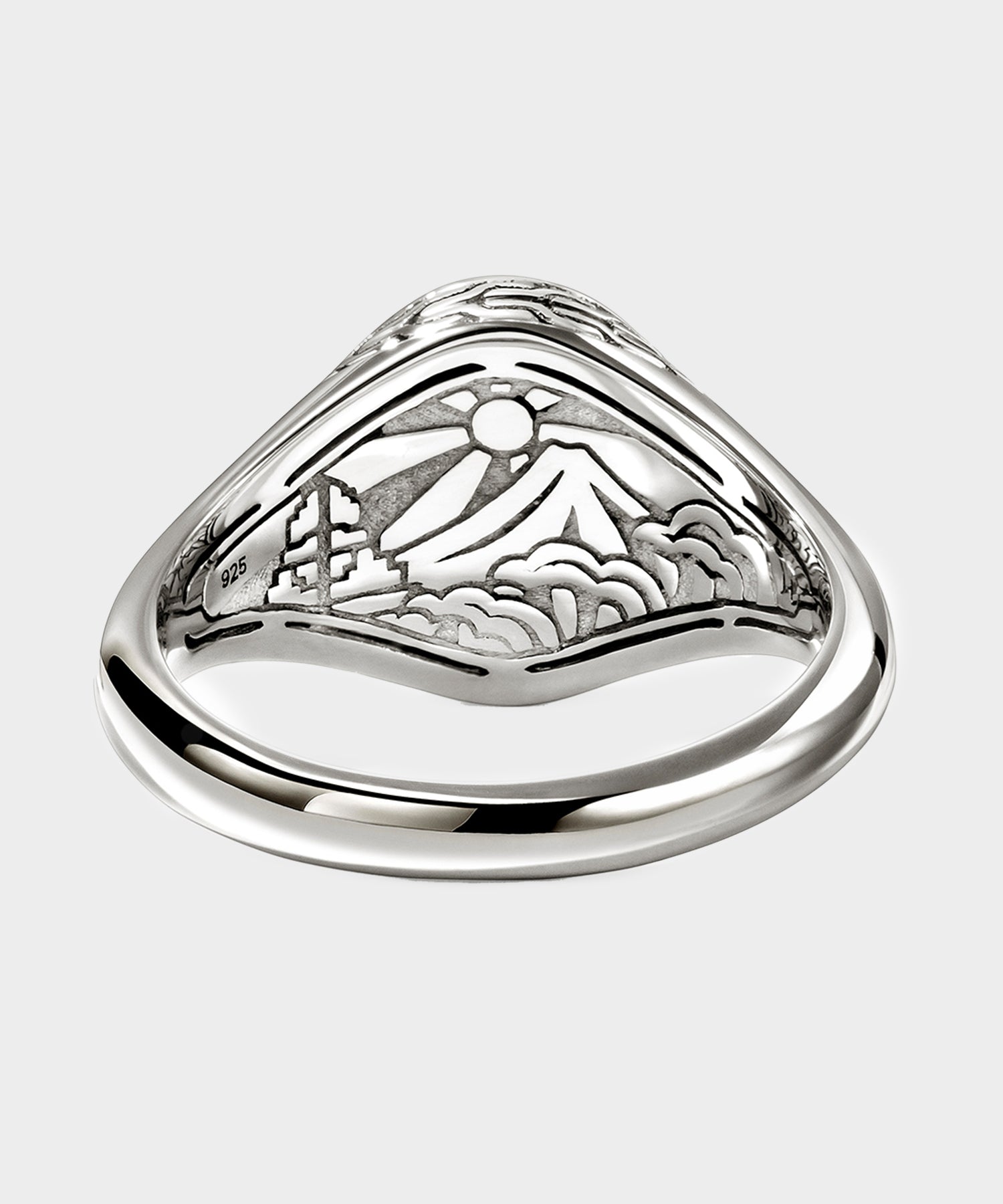 Todd Snyder John Hardy Sterling Silver Icon 50 Ring Silver