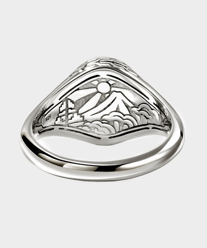 Todd Snyder John Hardy Sterling Silver Icon 50 Ring Silver