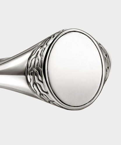 Todd Snyder John Hardy Sterling Silver Icon 50 Ring Silver