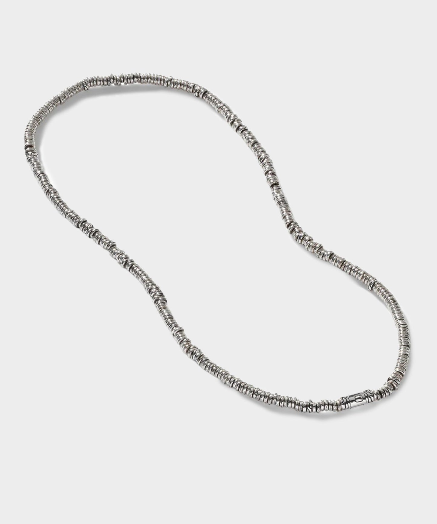Todd Snyder John Hardy Sterling Silver Heishi Necklace Silver
