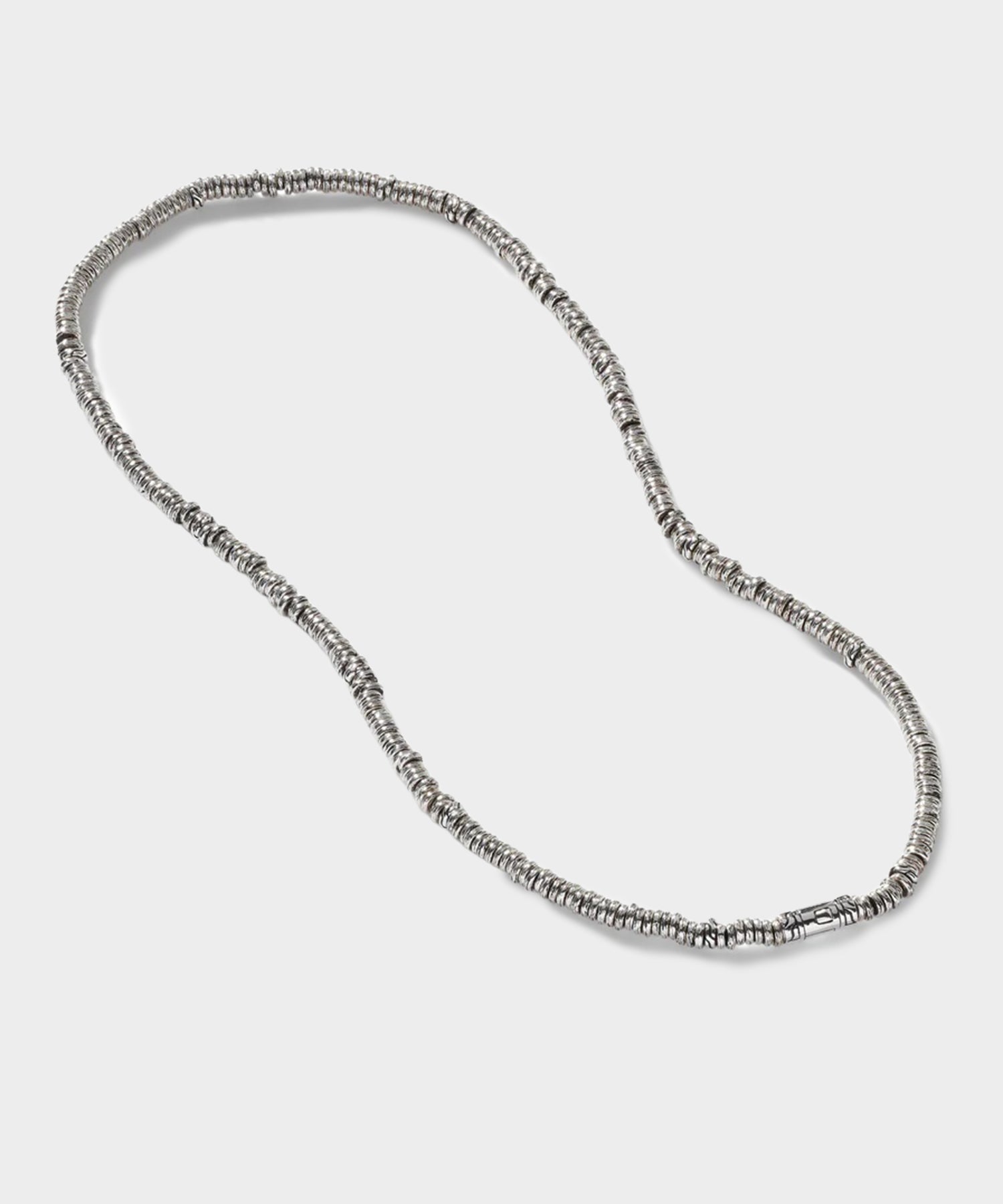 Todd Snyder John Hardy Sterling Silver Heishi Necklace Silver