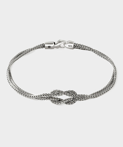 Todd Snyder John Hardy Sterling Silver Love Knot Bracelet Silver
