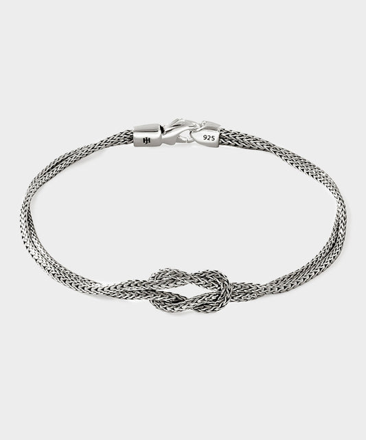 Todd Snyder John Hardy Sterling Silver Love Knot Bracelet Silver