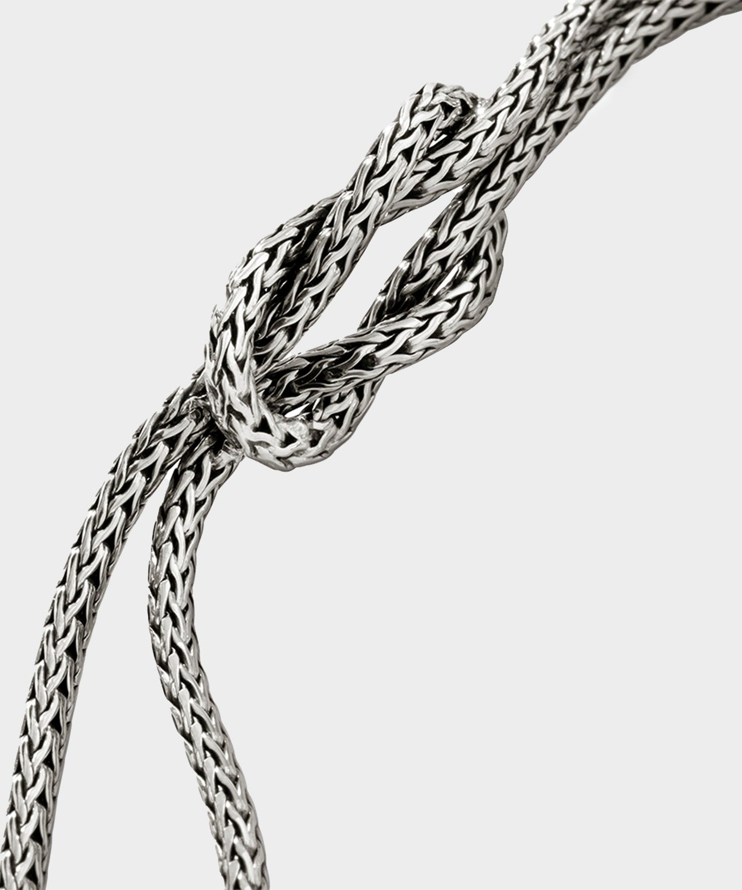 Todd Snyder John Hardy Sterling Silver Love Knot Bracelet Silver