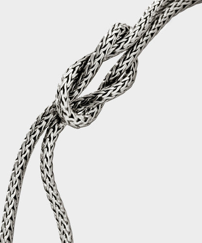 Todd Snyder John Hardy Sterling Silver Love Knot Bracelet Silver