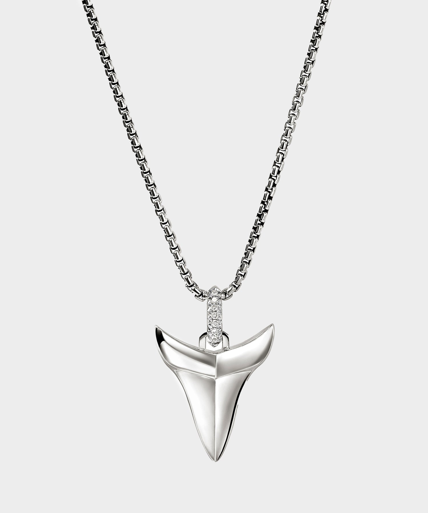 Todd Snyder John Hardy Diamond Sterling Silver Talismans Necklace Silver