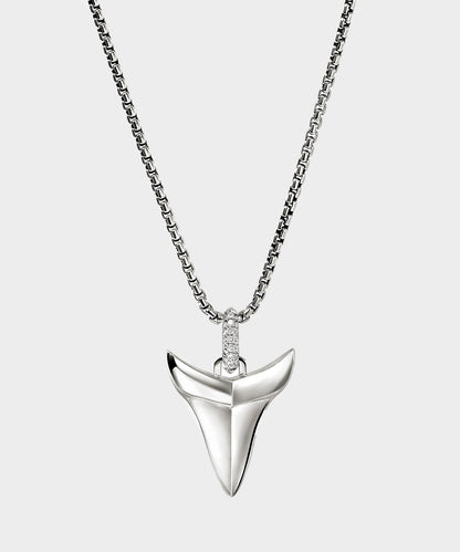 Todd Snyder John Hardy Diamond Sterling Silver Talismans Necklace Silver