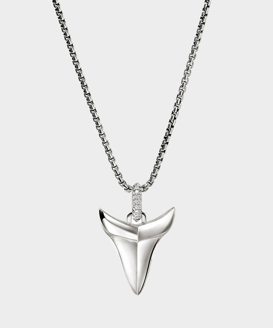 Todd Snyder John Hardy Diamond Sterling Silver Talismans Necklace Silver