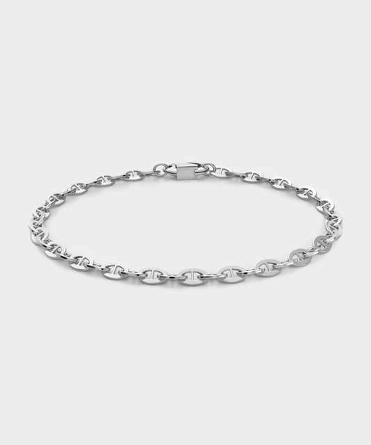 Todd Snyder Miansai Sterling Silver Sven Chain Bracelet Silver