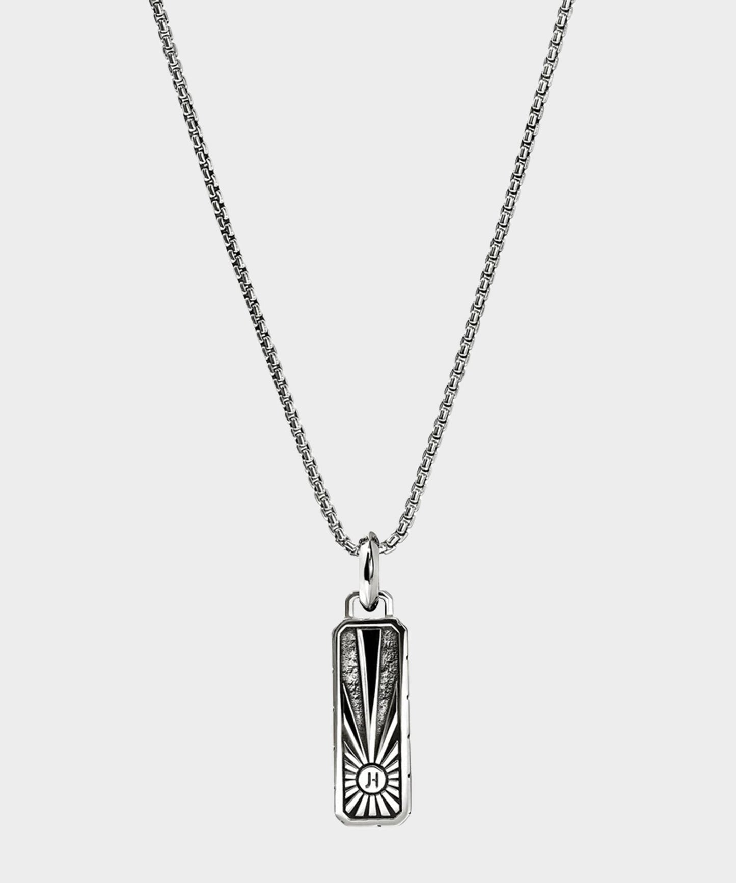 Todd Snyder John Hardy Sterling Silver Tiger Eye Talisman Necklace Silver