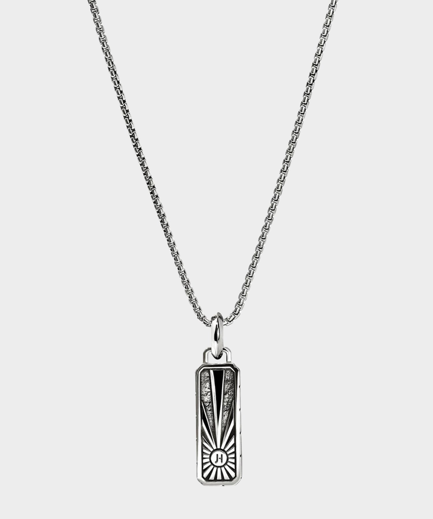 Todd Snyder John Hardy Sterling Silver Tiger Eye Talisman Necklace Silver