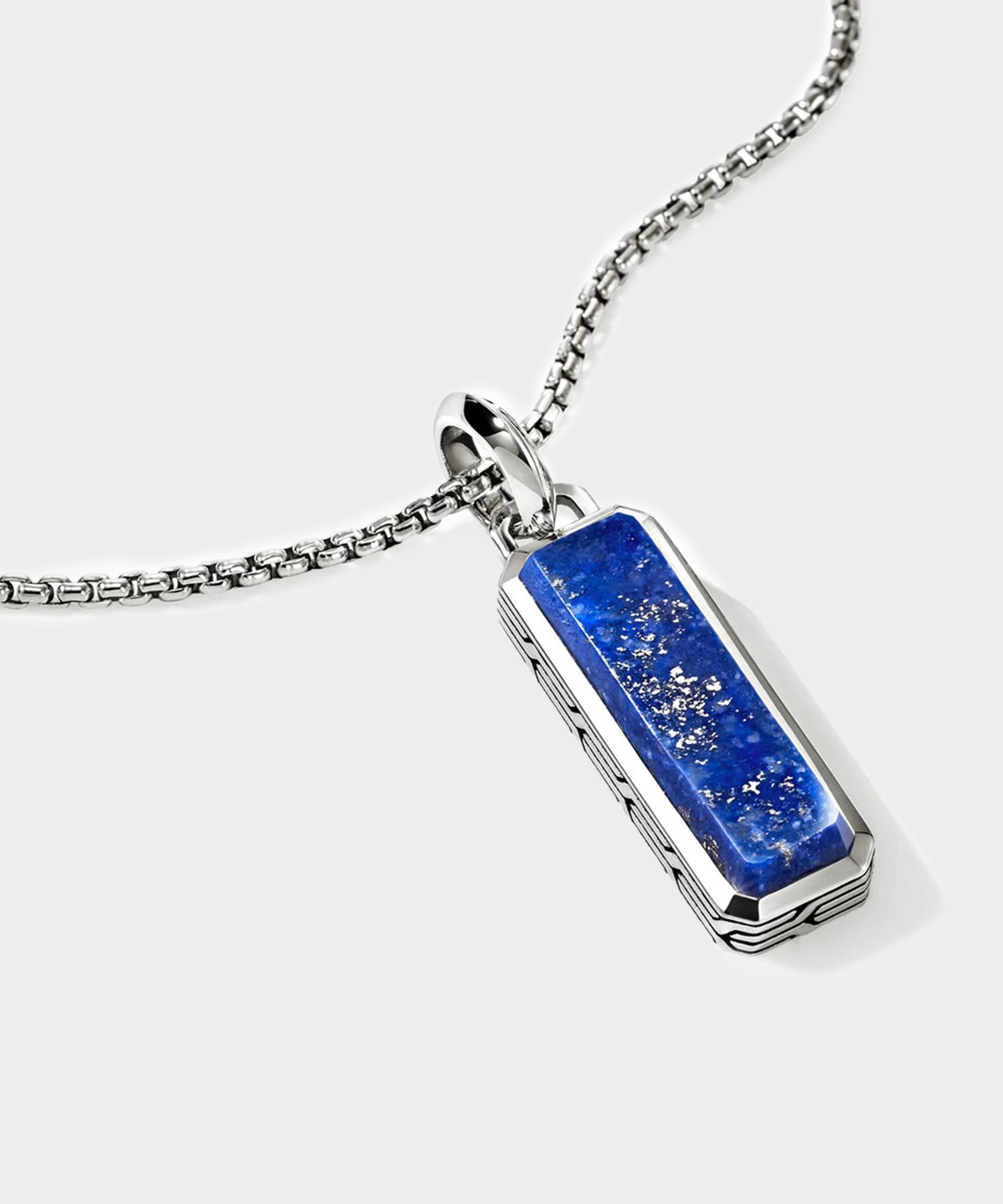 Todd Snyder John Hardy Lapis Lazuli Talisman Necklace Silver