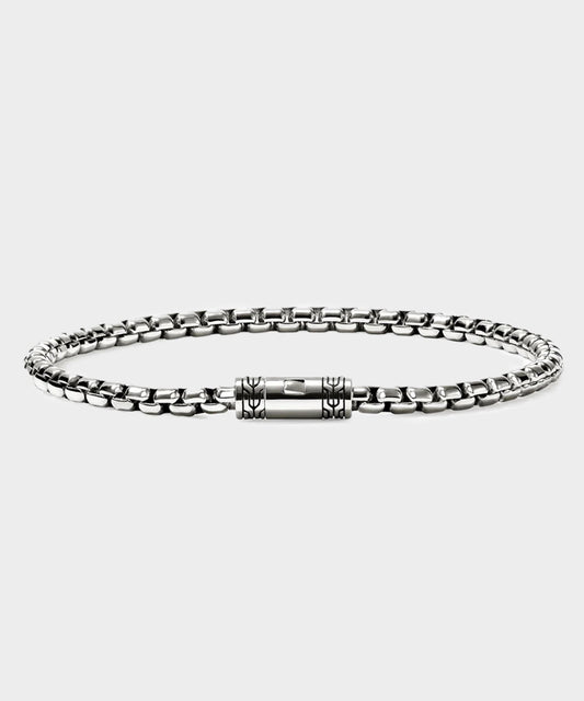 Todd Snyder John Hardy Sterling Silver Box Chain Bracelet Silver