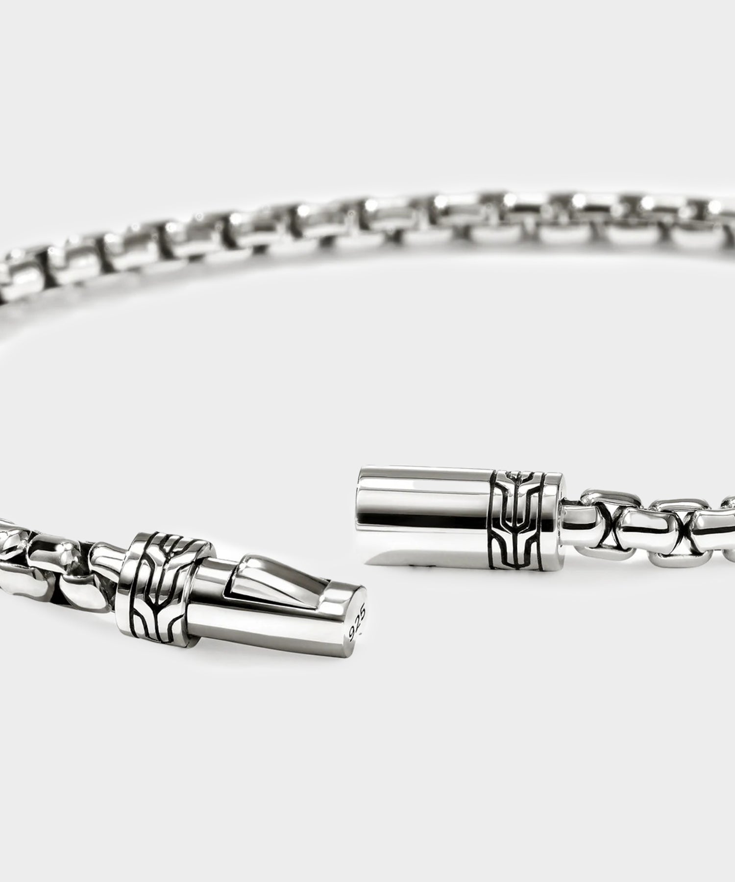 Todd Snyder John Hardy Sterling Silver Box Chain Bracelet Silver