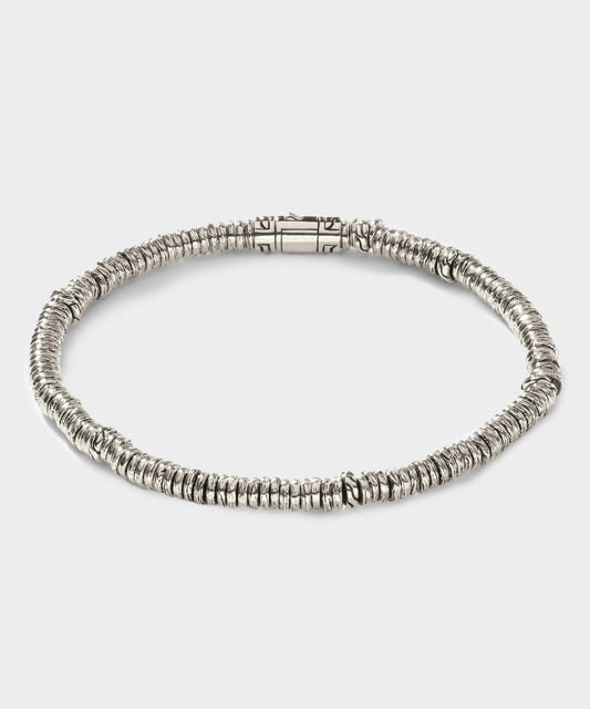 Todd Snyder John Hardy Sterling Silver Heishi Bracelet Silver