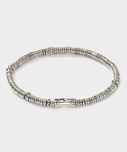Todd Snyder John Hardy Sterling Silver Heishi Bracelet Silver