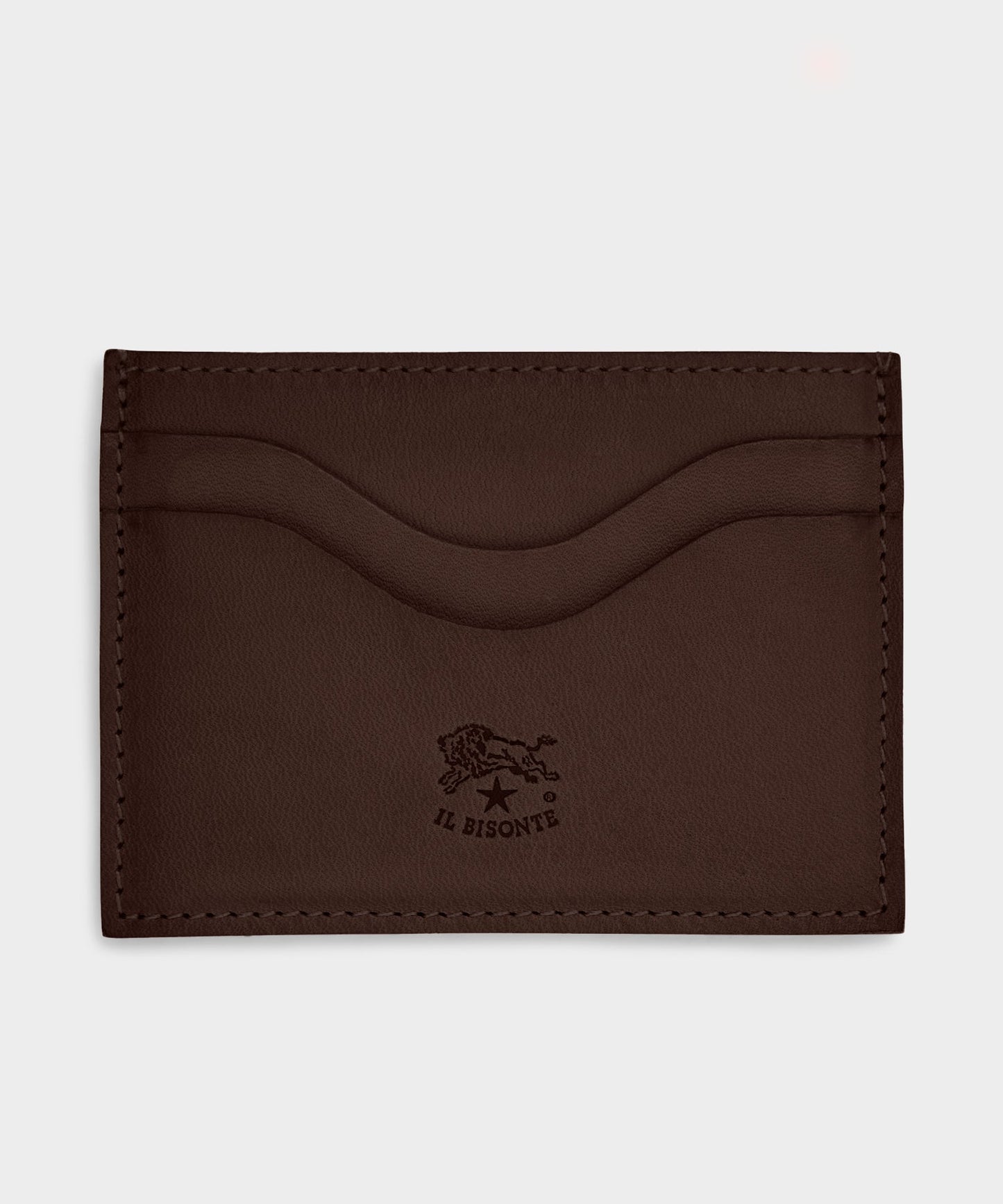 Todd Snyder Il Bisonte Salina Leather Card Holder in Caffe Brown
