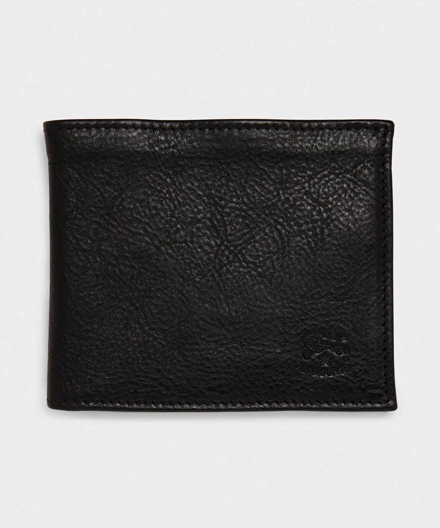 Todd Snyder Il Bisonte Leather Bi-fold Wallet in Black Black
