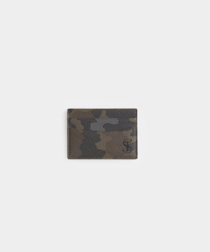 Todd Snyder Todd Snyder x Ettinger Camo Flat Credit Card Case Olive Camo Print