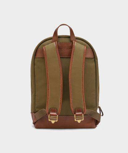 Todd Snyder Bennett Winch Canvas Backpack in Olive Olive