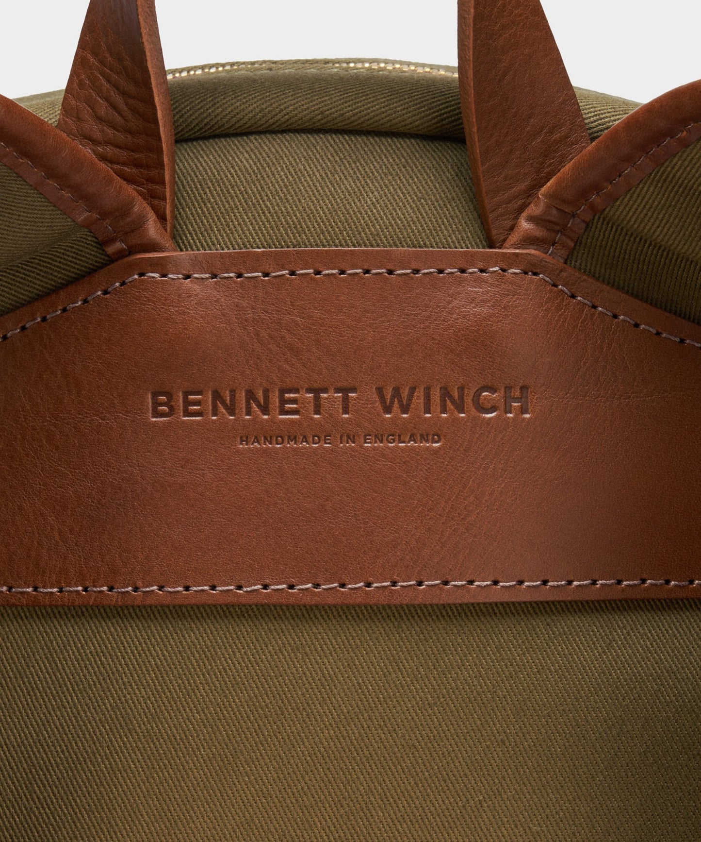 Todd Snyder Bennett Winch Canvas Backpack in Olive Olive