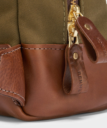 Todd Snyder Bennett Winch Canvas Backpack in Olive Olive