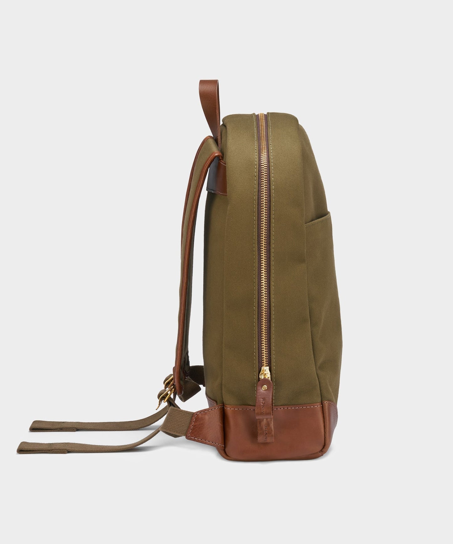 Todd Snyder Bennett Winch Canvas Backpack in Olive Olive