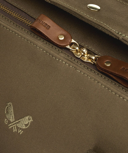 Todd Snyder Bennett Winch Canvas Suit Carrier Holdall in Olive Olive