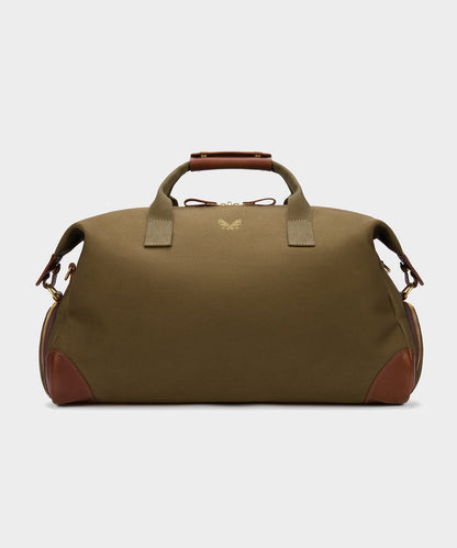 Todd Snyder Bennett Winch Canvas Weekender in Olive Olive