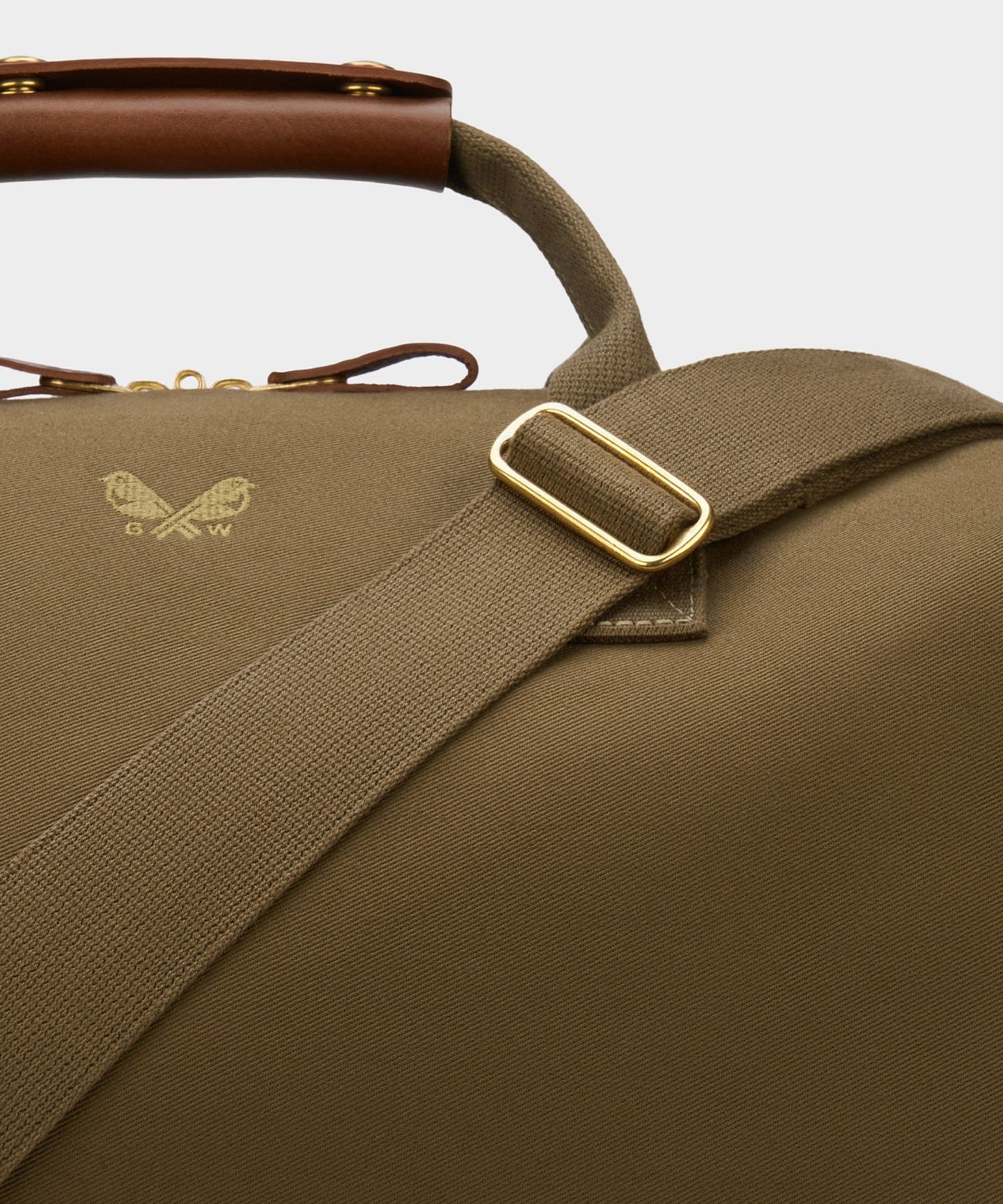 Todd Snyder Bennett Winch Canvas Weekender in Olive Olive