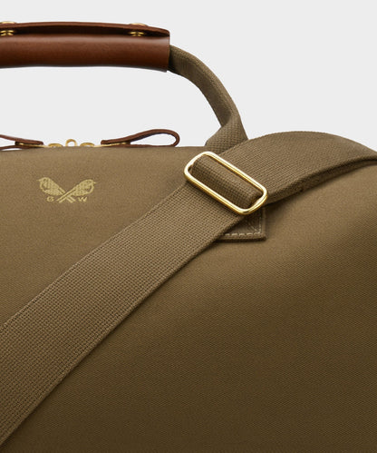 Todd Snyder Bennett Winch Canvas Weekender in Olive Olive