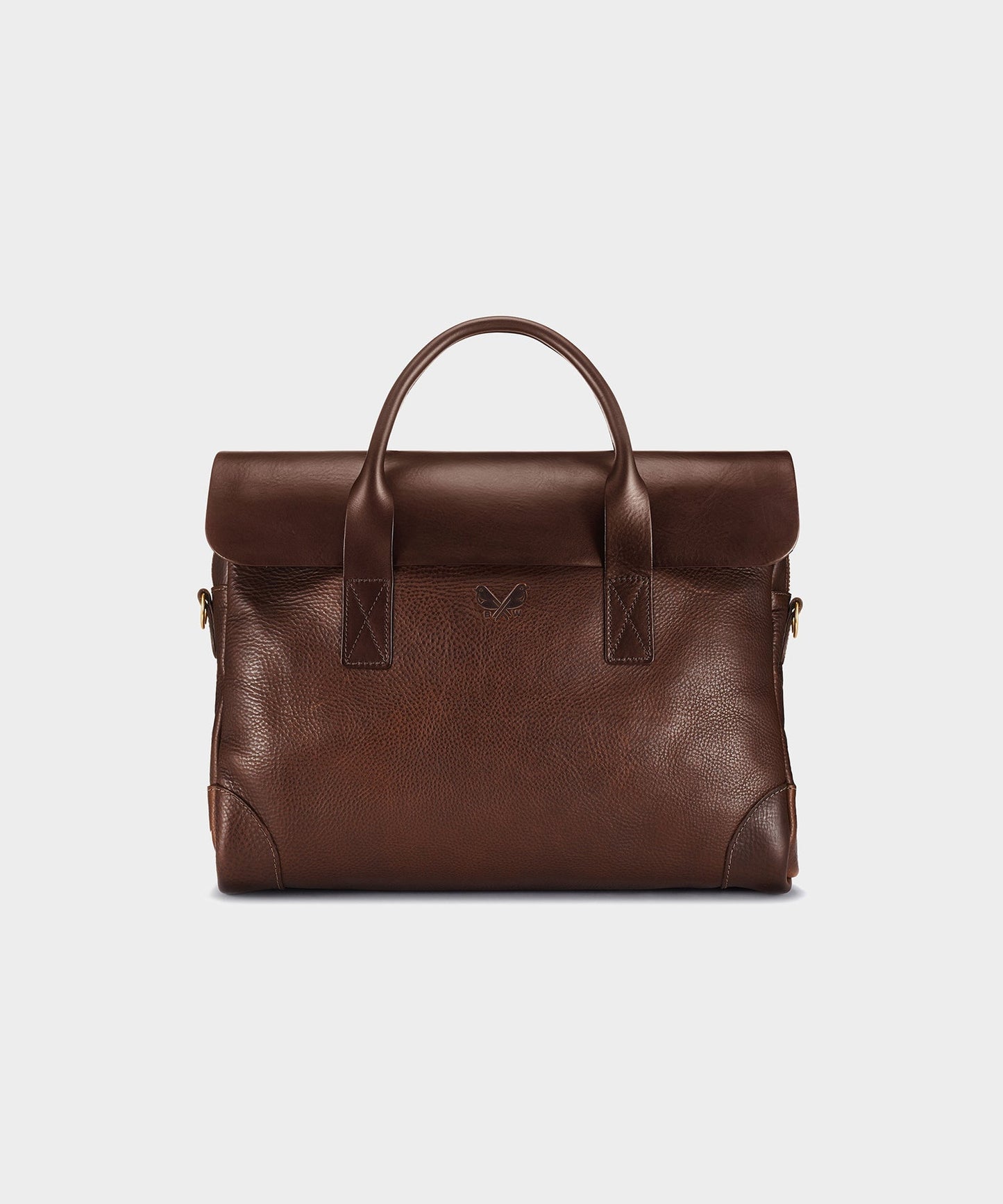 Todd Snyder Bennett Winch Leather Brief in Brown Brown