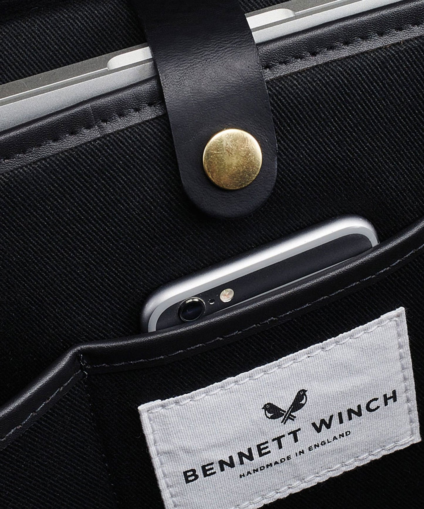 Todd Snyder Bennett Winch Leather Brief in Brown Brown