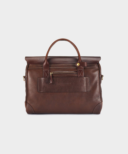 Todd Snyder Bennett Winch Leather Brief in Brown Brown