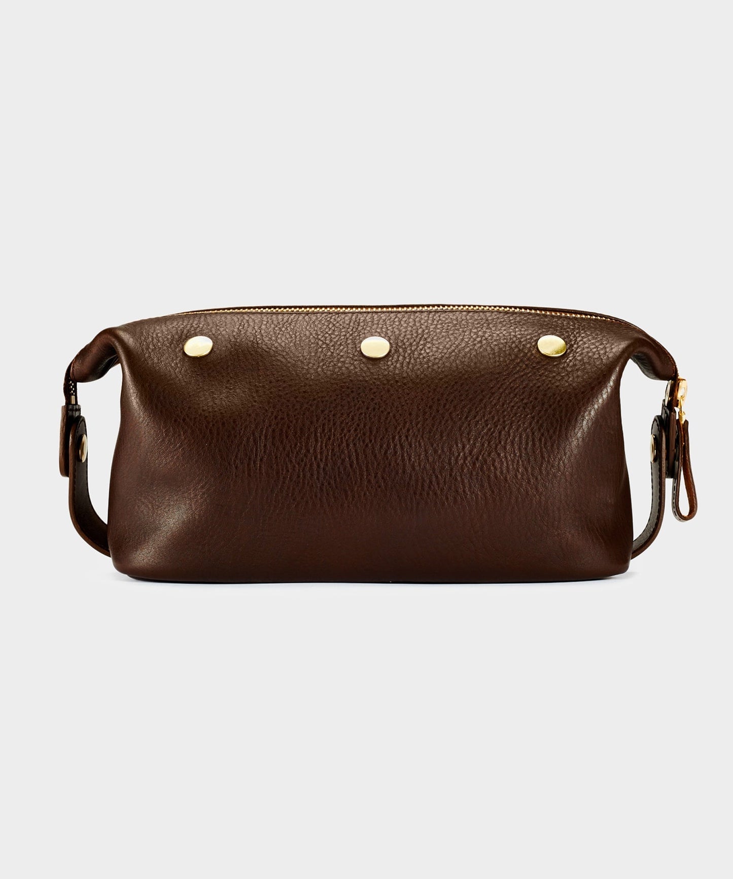 Todd Snyder Bennett Winch Leather Washbag Brown